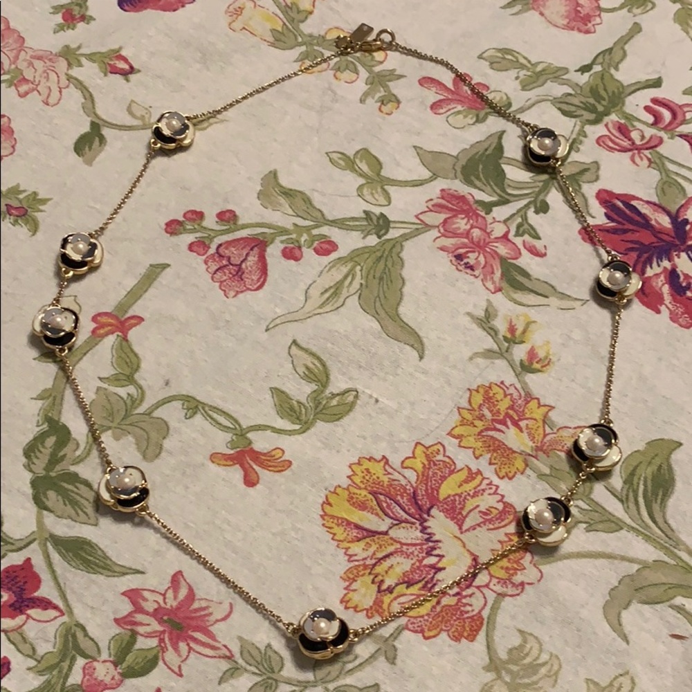 SOLD - Kate Spade Pearl Flower Necklace
